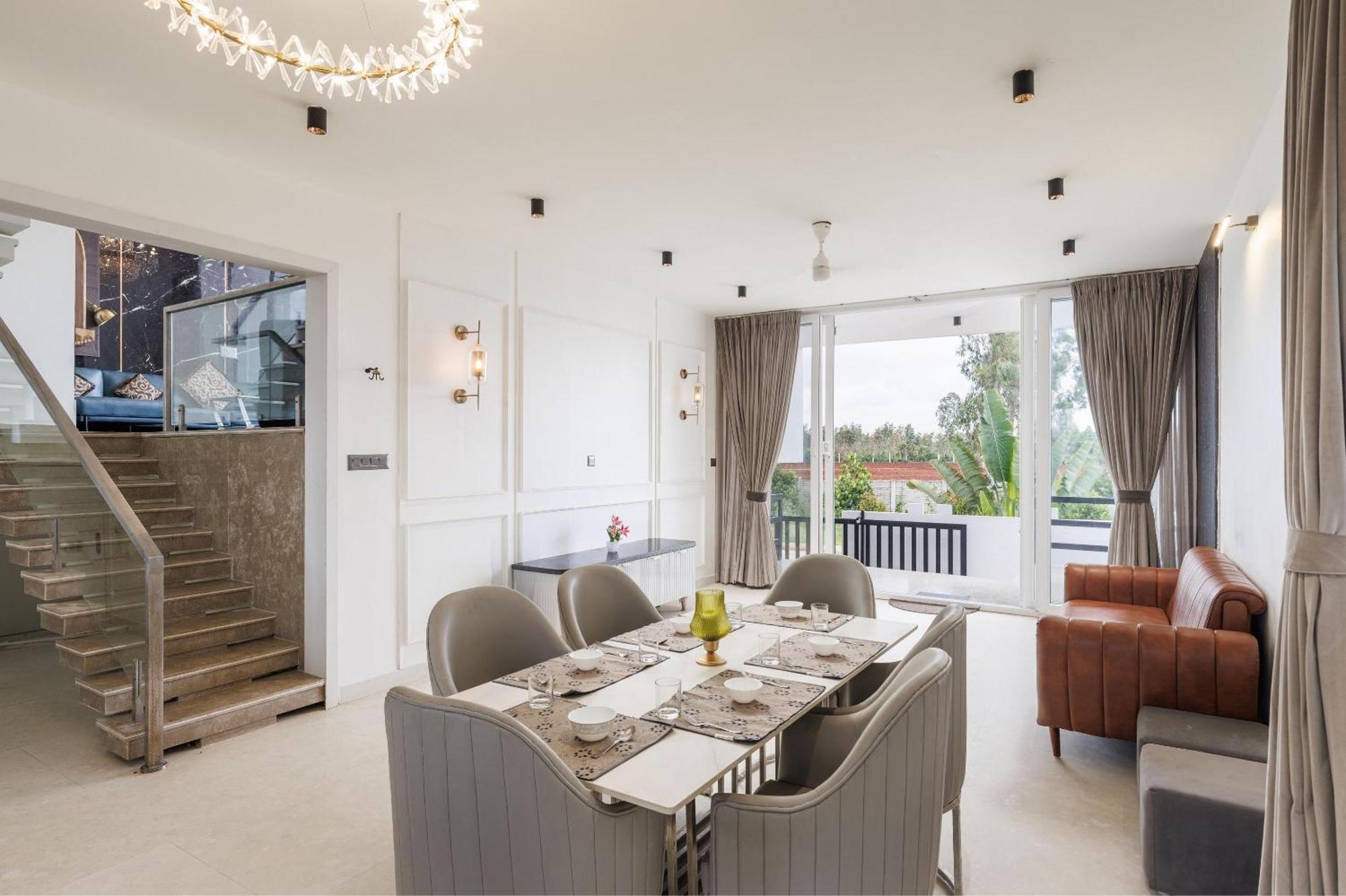 Celestial Sapphire Villa Pvt Pool Veg Food 4Bhk Dod Ballāpur المظهر الخارجي الصورة